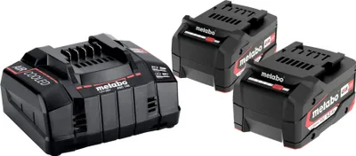 Produktbild von 18V Li-Power Energiepaket (2x5,2 Ah) mit Ladegerät ASC 145 - METABO 685051000