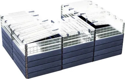 Produktbild von Hochbeet klassisch GARANTIA Ergo Quadro Turbo Plus U L 80 inkl. Flora-Wassersparsystem 240 x 160 x 80 cm wood