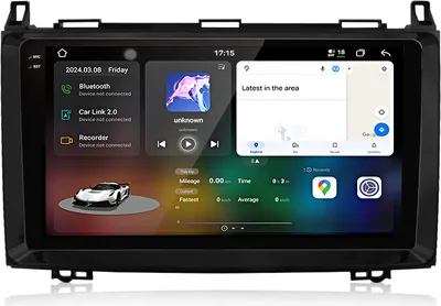 Obrázok produktu pre 9.5''android13 8+256GB Zabudované navigačné zariadenia WIFI DAB Pre Mercedes Benz A/B-Class W906 Sprinter Vito Viano Autorádio GPS Navi SWC 8Core 4G