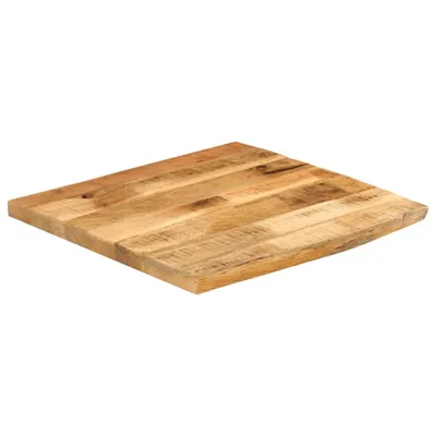 Immagine prodotto di Piano Tavolo 40x40x3,8 cm Bordi Vivi Legno di Mango Grezzo