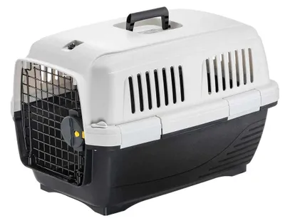 Produktbild von Ferplast Clipper 2 57x37x36 Cm Haustiertransportbox Weiß,Schwarz 57 x 37 x 36 cm Weiß,Schwarz 57 x 37 x 36 cm