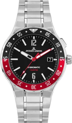 Produktbild von Jacques Lemans 1-2109F Hybromatic Herrenuhr 42mm