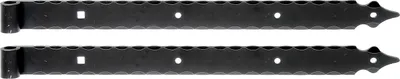 Immagine prodotto di Nastro per negozi Alberts 846121, diritto, estremità con pizzo decorativo, nero, rotolo Ø 16 mm, dimensioni 600 x 45 mm, set da 2 pezzi