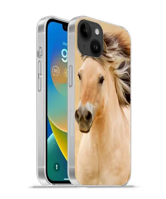 Produktbild von MuchoWow® Handyhülle Schutzhülle Hülle für Apple iPhone 14 Plus - Soft case Pferde - Tiere - Mähne - Porträt Silikon Softcase Handy Hülle - Abbildung