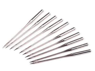 Produktbild von 10 Standard Nähmaschinennadeln Flachkolben 130R/705H, Nr. 80