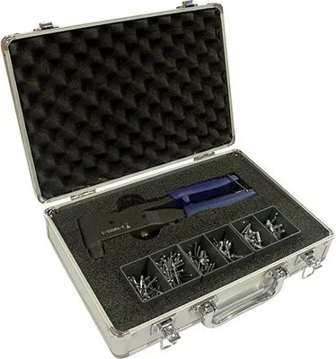 Produktbild von SCELL-IT Handzange mit Feder für Blindniete + Mehrbereichsniete - E-500RH-R-S