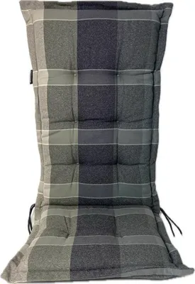 Produktbild von Madison Tuinstoelkussen hohe Rückenlehne 50x123 cm in Deb grau, wasserabweisend, 50% Baumwolle, 50% Polyester