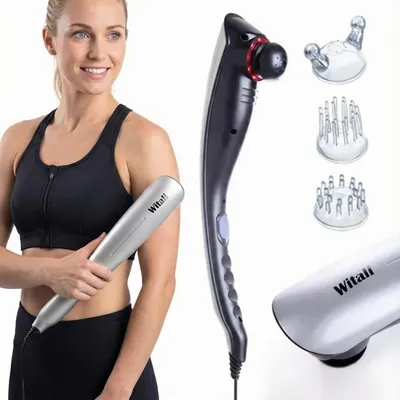 Produktbild von Witali elektrisches Handmassagegerät inkl. 3 Massageaufsätzen