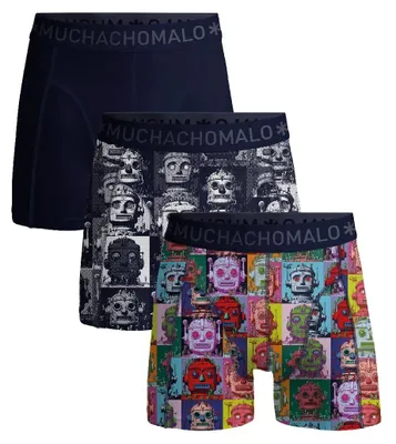 Produktbild von Herren Boxershorts – 3er-Pack, Baumwolle mit Print