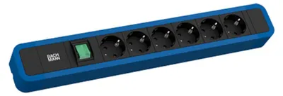 Immagine prodotto di Bachmann Primo 2 6Xcee7/3 1Xinterruttore 2,0M Cee7/7 Ral5010