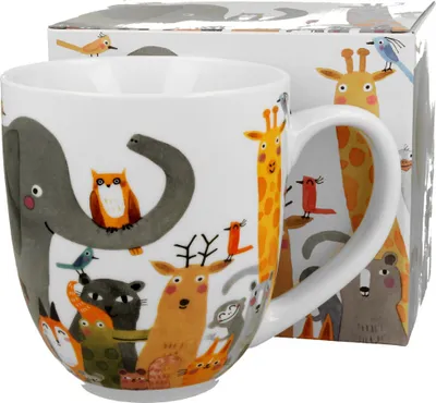 Produktbild von DUO Dogs World JUMBO XXL Becher 1000 ml ANIMALS, New Bone China Porzellan