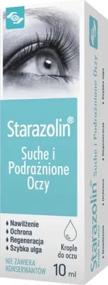 Obrázok produktu pre Očné kvapky Starazolin na uvoľnenie podráždenia a suchých očí, 10 ml