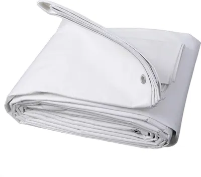 Produktbild von Wasserdichte Plane mit Ösen 280 g/m² | Weiß | 3x6 m