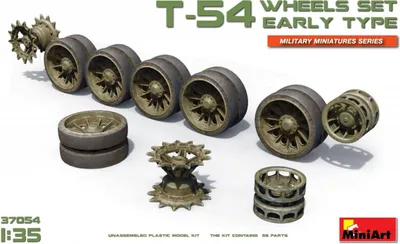 Obrázek produktu pro T-54 (Early) wheels set - MiniArt 37054 1:35