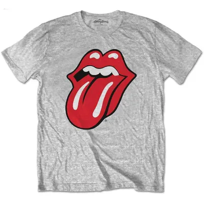 Immagine prodotto di The Rolling Stones - Maglietta con lingua classica per bambini da 9 a 10 anni - grigio