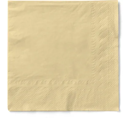 Produktbild von Sovie HOME Serviette Creme aus Tissue 40 x 40 cm, 3-lagig, 20 Stück