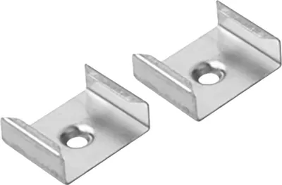 Produktbild von A19 LED Aluprofil Weiss Eckprofil 90° 2x Halter metall