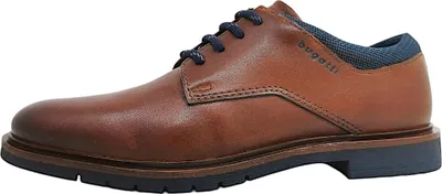 Image de Bugatti Civiaco : Chaussures pour hommes, chaussures de ville, élégantes chaussures à lacets, couleur marron. Élégant
