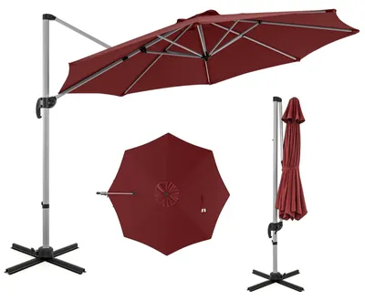 Immagine prodotto di Ombrellone da giardino - Ombrellone per esterni - Ombrellone per terrazza - Ombrellone per bancarella - Ombrellone parasole - Diametro 330 cm