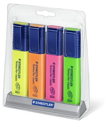 Produktbild von STAEDTLER Textsurfer classic 364 Textmarker Set mit 4 Farben