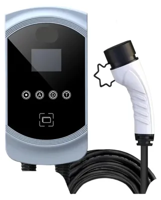 Immagine prodotto di Colonnina di ricarica per auto elettriche - caricatore per veicoli elettrici - 22 kW - 32 A - resistente agli agenti atmosferici, grado di protezione IP65