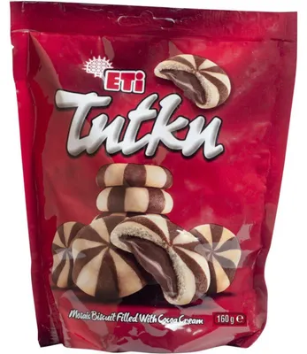 Obrázek produktu pro Eti Tutku Cookies 162g – Křupavé, lahodné sušenky pro chvíle svačiny
