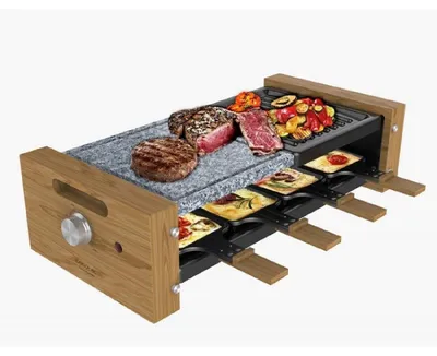Image de CECOTEC 03100 - Raclette Cheese&Grill 8400 Wood MixGrill