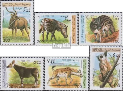 Produktbild von Briefmarken Somali Republic 1999 Mi 1999SA-1999 die Legalität dieser Ausg. ist ungeklärt postfrisch Säugetiere