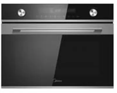 Produktbild von Midea Kompakt-Einbau-Backofen + Mikrowelle MEK45KIX 45 cm, 13 Funktionen, 5 Mikrowellen-Kombi-Funktionen