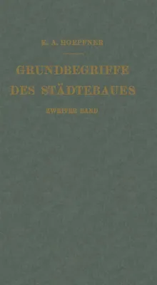 Produktbild von Grundbegriffe des Städtebaues