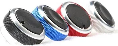 Immagine prodotto di 3 pezzi: interruttori per climatizzatore e riscaldamento auto, accessori in alluminio