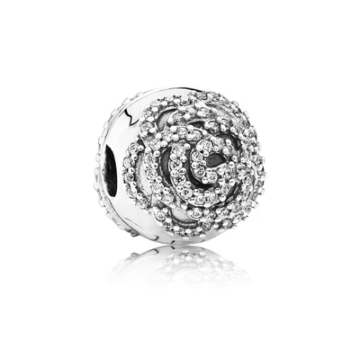 Produktbild von Pandora Clip Schimmernde Rose, 791529CZ