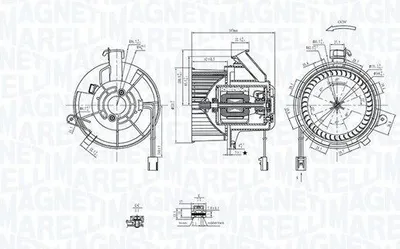 Obrázek produktu pro Ventilátor interiéru MAGNETI MARELLI 069412290010
