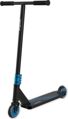 Produktbild von LifeGoods Stunt Scooter Pro X - T-Lenker - HIC - Tretroller für Kinder - Jungen/Mädchen - 110mm - 100KG - Schwarz/Blau
