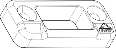 Immagine prodotto di Frontale Roto NT/NX per finestre in legno a due ante Eurofalz 24 mm, zinco fuso