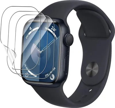 Produktbild von 3X 3D Hydrogel Folie für Apple Watch Series 4/5/6/SE 40mm Display Schutzfolie Panzerfolie