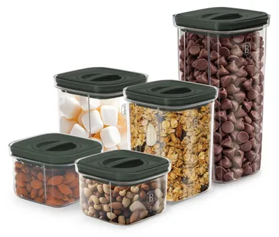 Zdjęcie produktu dla Zestaw pojemników na żywność, 10 szt., kolekcja Matte Green