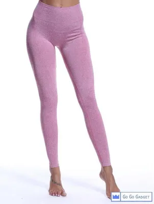 Produktbild von Sportleggings | hohe Taille | nahtlos | schnell trocknend | Kniebeugensicher | rosa | M