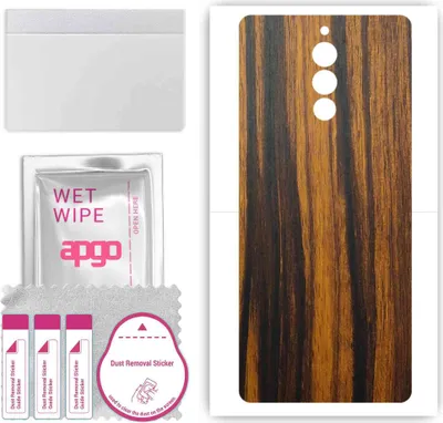 Produktbild von apgo Rückseite Schutzfolie, Skin, kompatibel mit ZTE Nubia Red Magic 8 Pro, Hinten Displayschutzfolie aus Vinylfolie, kratzfest, einfache Montage - Tigerwood