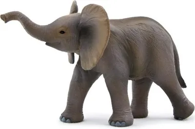 Produktbild von Mojo 387002A Afrikanisches Elefantenkalb 9 cm Wildtiere Alte Ausführung