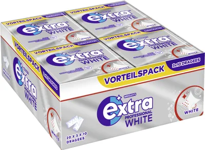 Produktbild von EXTRA PROFESSIONAL White Multipack 20x(3x10) Dragees (Schaukarton - 20 Packungen)
