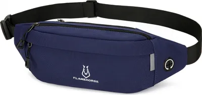Produktbild von Wasserdichte Hš¹fttasche aus Oxford-Stoff, Bauchtasche, Umh?ngetasche mit Kopfh?reranschluss zum Joggen und Wandern