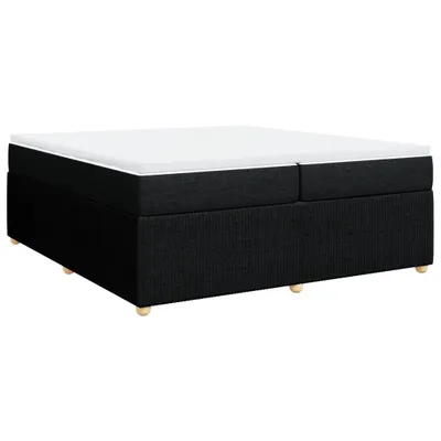 Produktbild von vidaXL Boxspringbett mit Matratze Schwarz 200x200 cm Stoff