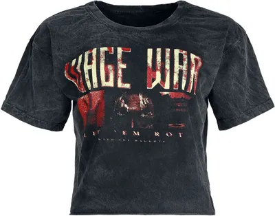 Produktbild von Wage War T-Shirt Damen Nail5 charcoal Band-Merch, Bands 100% Baumwolle XXL