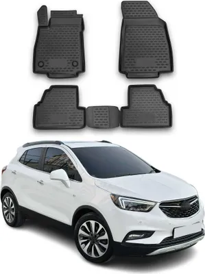 Obrázok produktu pre 2012-2020 Opel Mokka Mokka X Podlahové rohože TPE čierne 4 ks