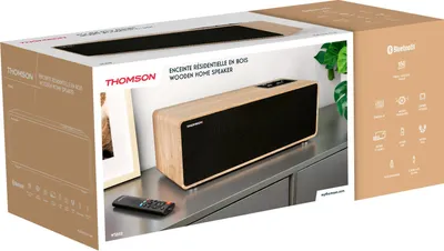 Produktbild von Thomson Bluetooth Regallautsprecher Cosy Range WS852 Holz braun TH389739