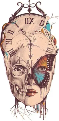 Produktbild von Oblique Unique Temporäres Tattoo Klebetattoo Tättowierung - Butterfly Effect