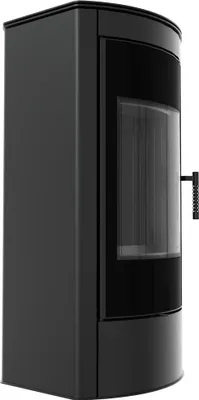 Produktbild von Kaminofen aus Stahl KRATKI TITAN Panorama Ø 150 11 kW