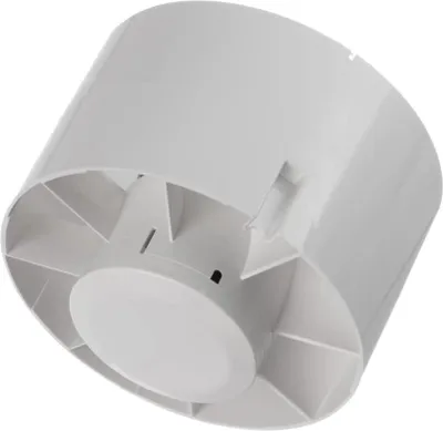 Immagine prodotto di Ventilatore tubolare da incasso Ø 125 mm - Plastica - Bianco