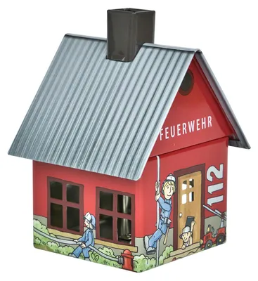 Produktbild von Räucherhaus aus Metall Feuerwehr